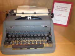Margit von Mises typed Human action on this typewriter.